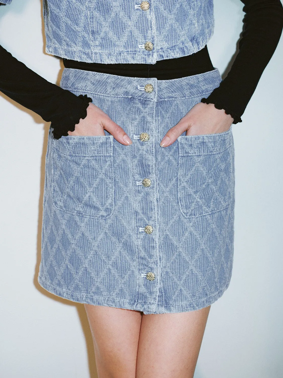 Mini Denim Skirts sold by Urban Revivo product image thumbnail 4