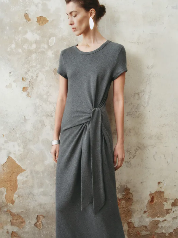 Tie Front A-Line Dresses sold by Urban Revivo