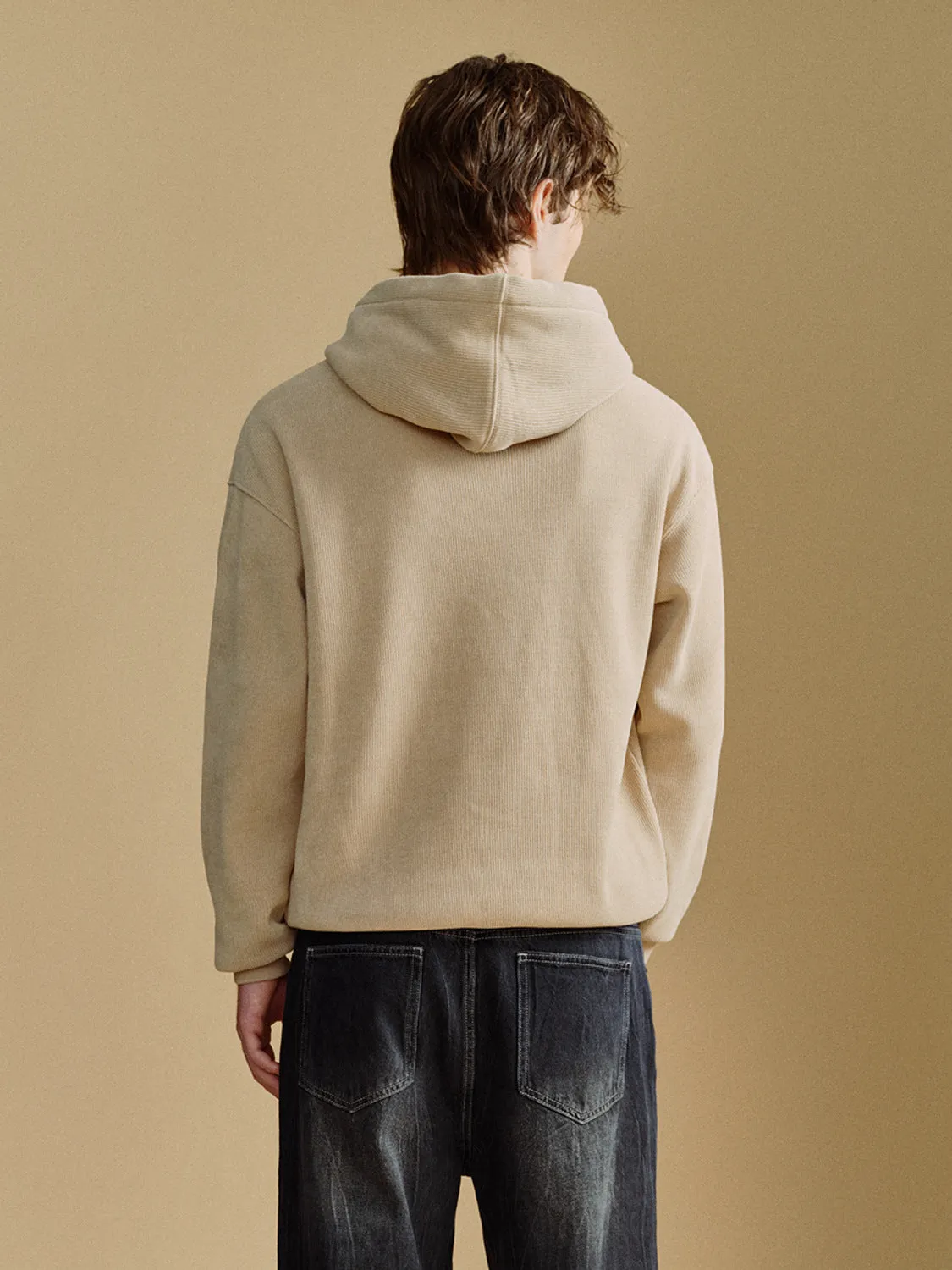 Drop Shoulder Sleeve Hoodie Sweatshirts sold by Urban Revivo product image thumbnail 2