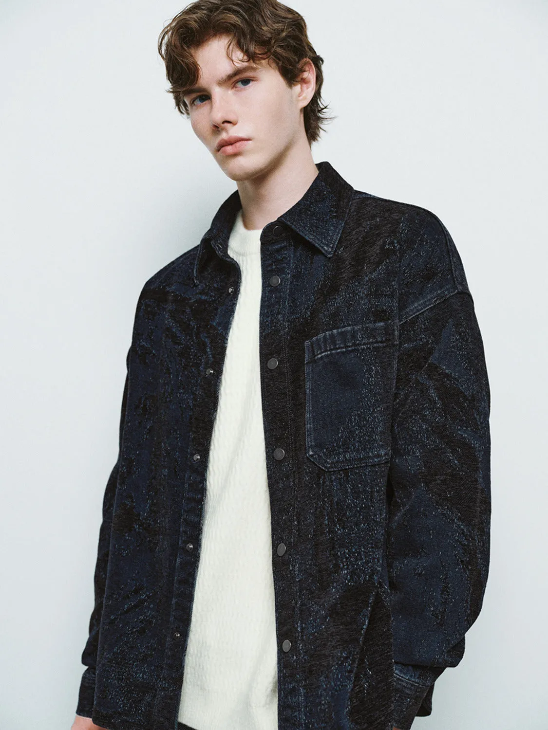 Loose Denim Shirts sold by Urban Revivo product image thumbnail 5