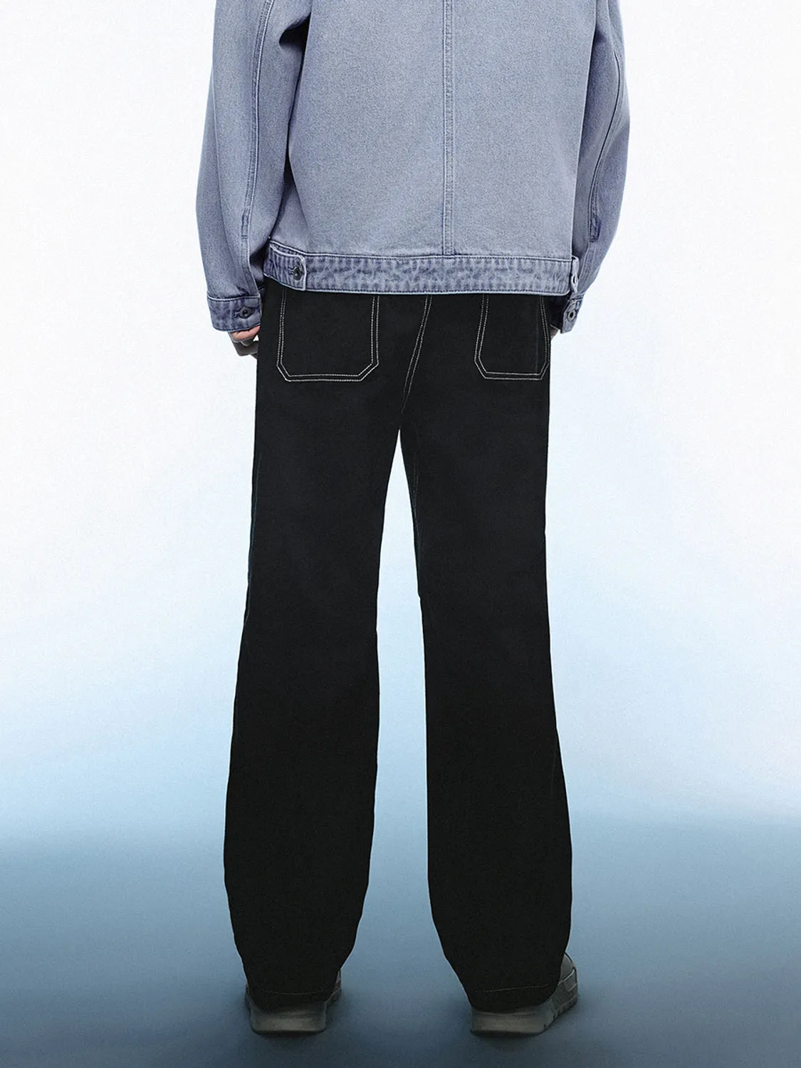 Woven Long Wide-Leg Pants sold by Urban Revivo product image thumbnail 3