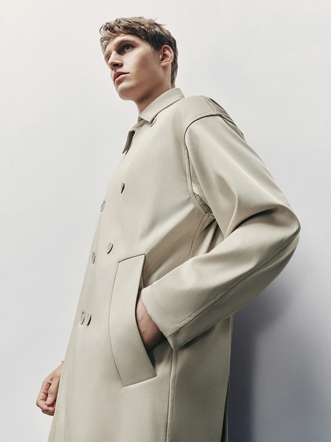 Longline Trench Coats sold by Urban Revivo product image thumbnail 5