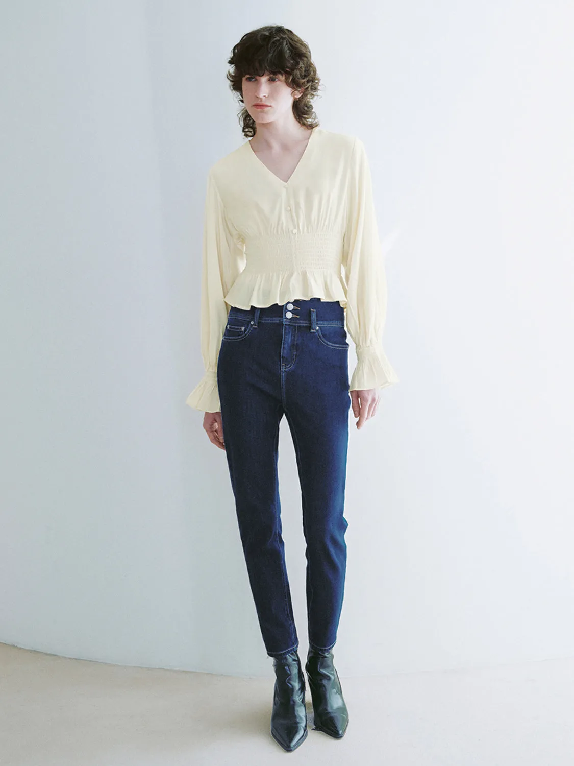 Skinny-Fit Denim Jeans sold by Urban Revivo product image thumbnail 5