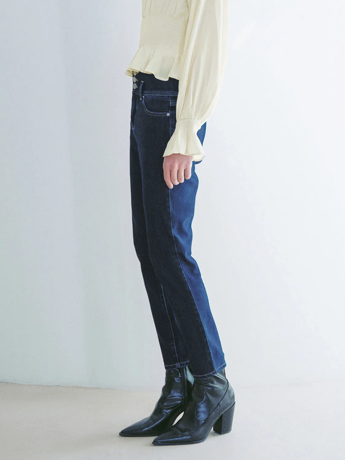 Skinny-Fit Denim Jeans sold by Urban Revivo product image thumbnail 4