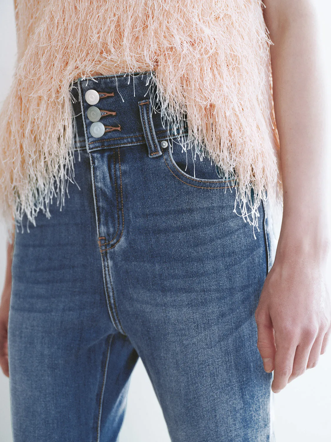 Skinny-Fit Denim Jeans sold by Urban Revivo product image thumbnail 3