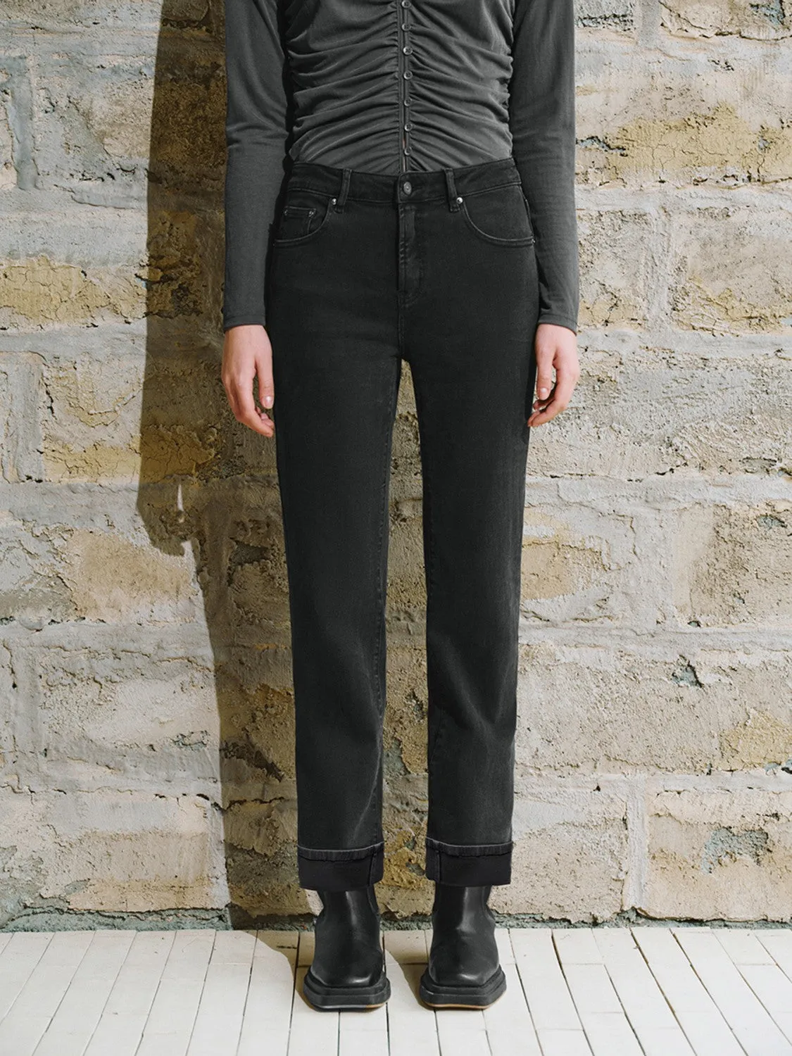 Straight Denim Jeans sold by Urban Revivo product image thumbnail 2