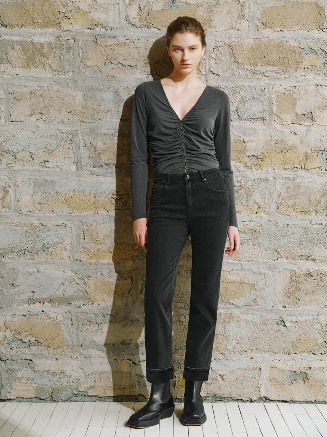 Straight Denim Jeans sold by Urban Revivo product image thumbnail 5