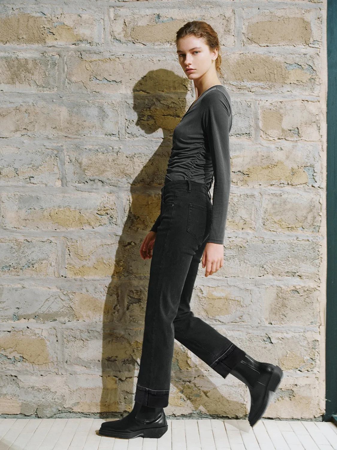 Straight Denim Jeans sold by Urban Revivo product image thumbnail 4