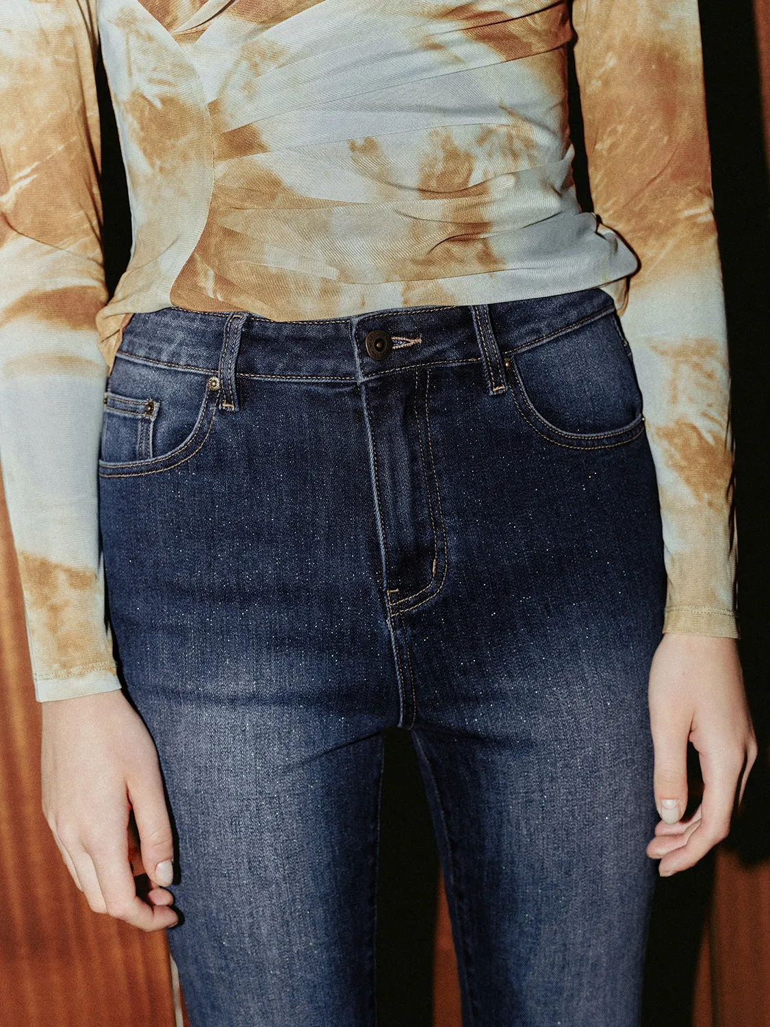 Flare Denim Jeans sold by Urban Revivo product image thumbnail 3