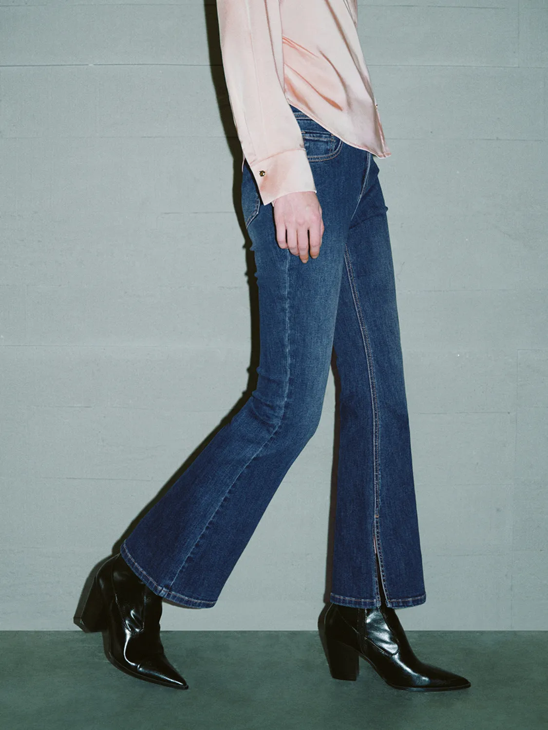 Flare Denim Jeans sold by Urban Revivo product image thumbnail 4