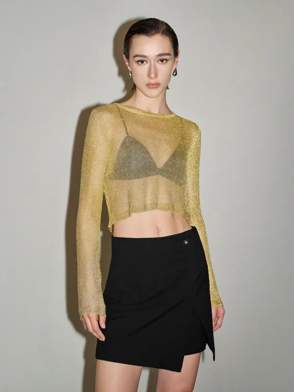 Crew Neck Knitted T-Shirts made by Urban Revivo