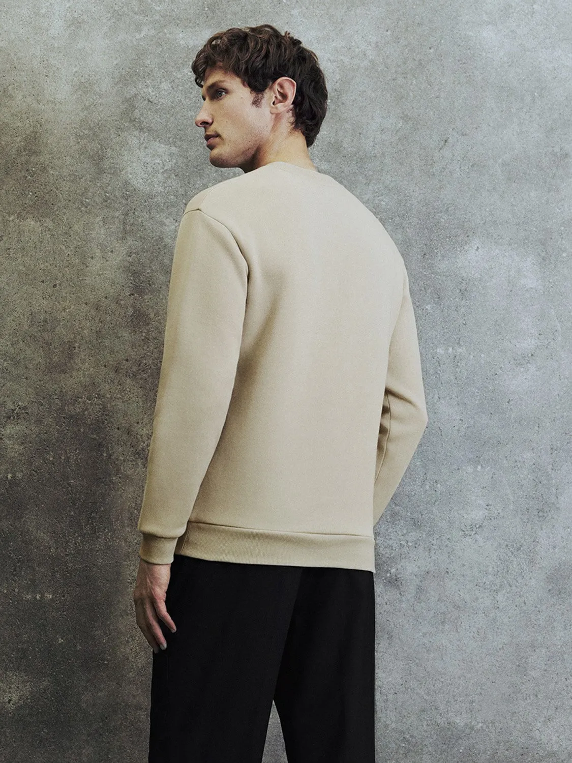 Crew Neck Sweatshirts sold by Urban Revivo product image thumbnail 2
