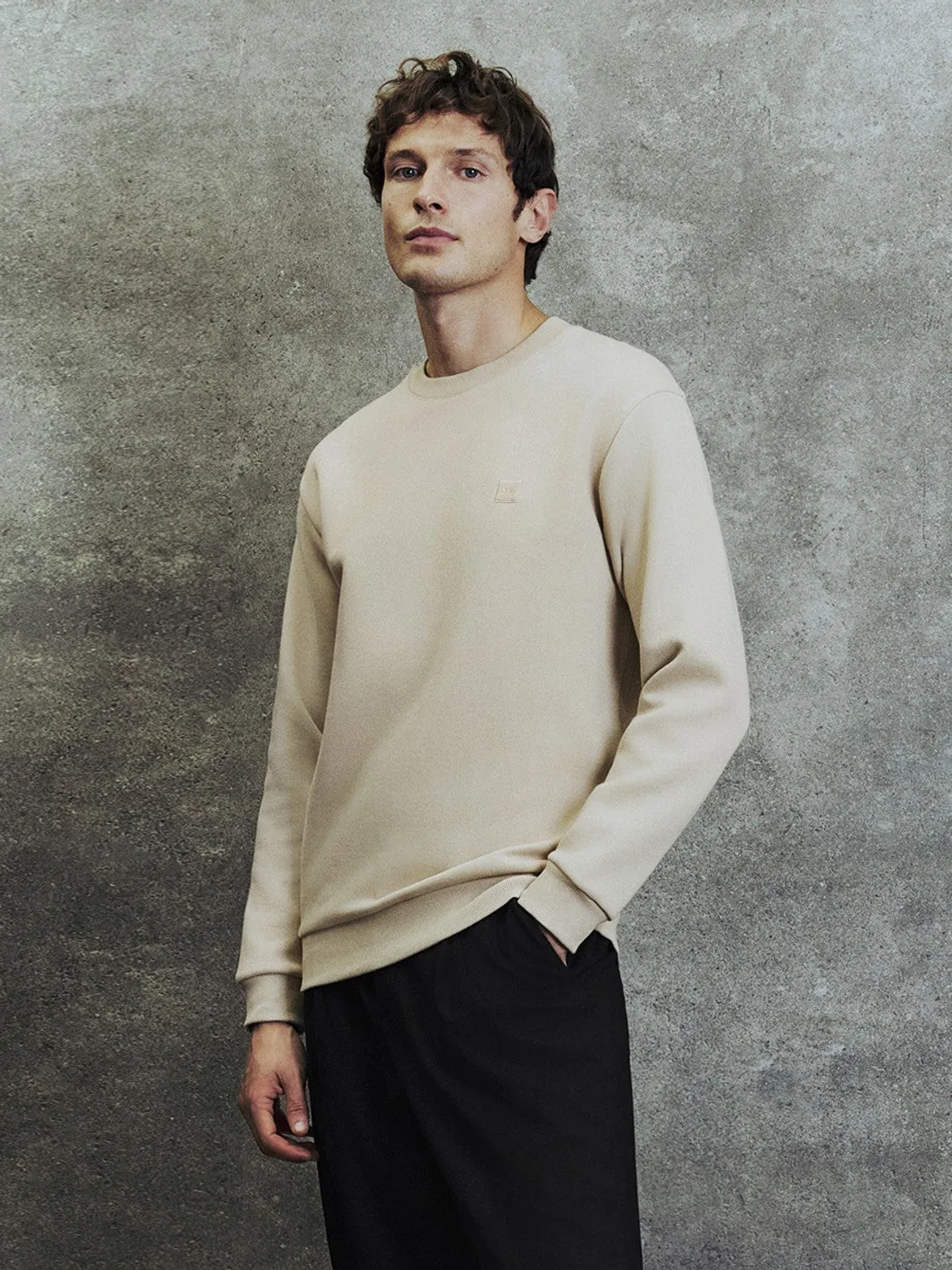 Crew Neck Sweatshirts sold by Urban Revivo product image thumbnail 3