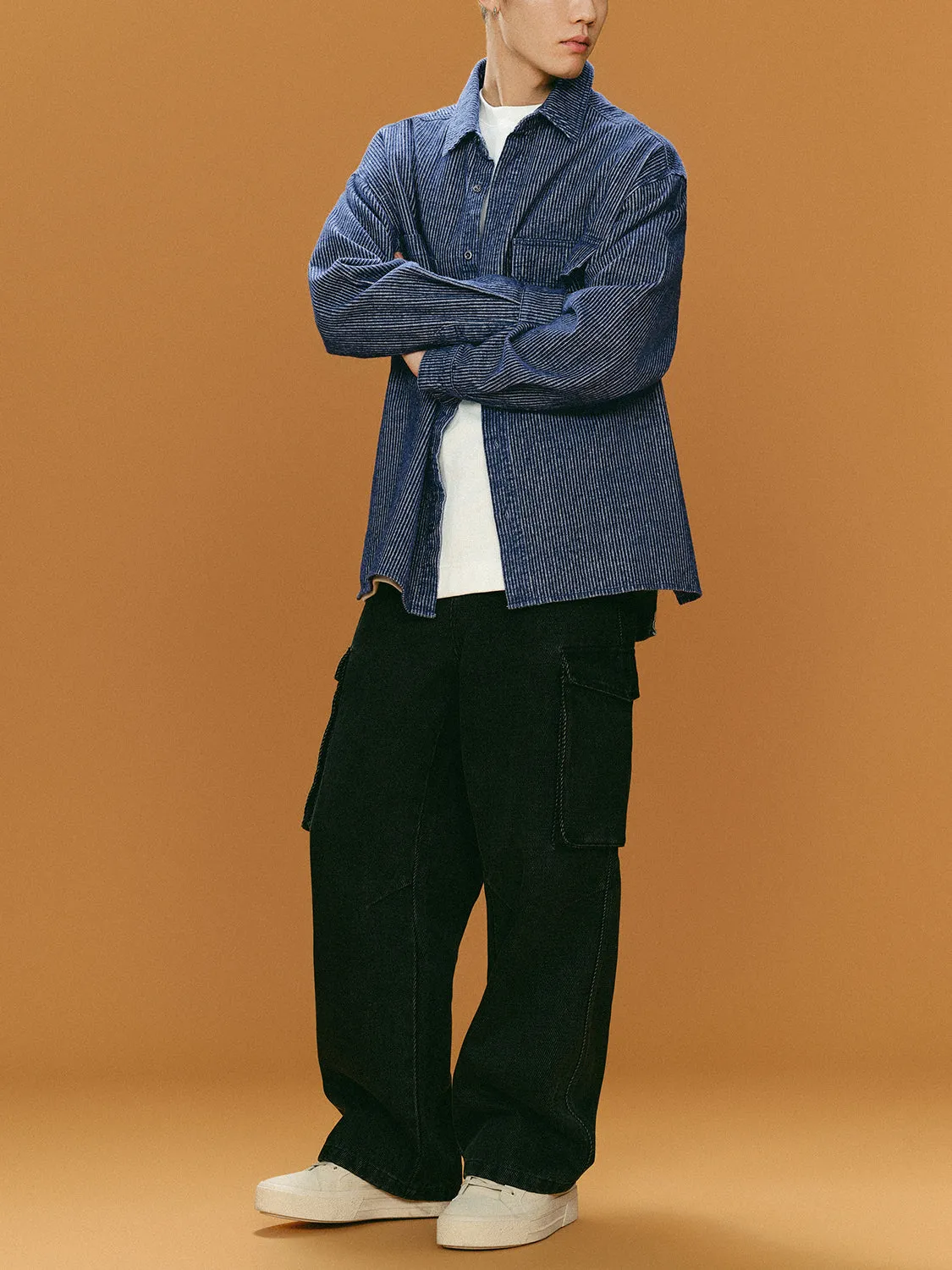 Oversized Denim Shirts sold by Urban Revivo product image thumbnail 4