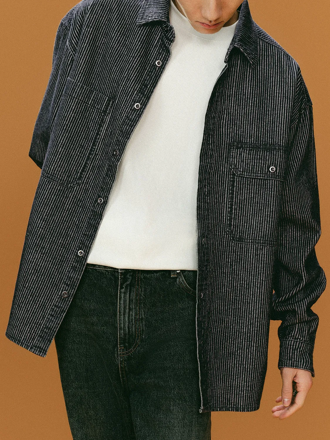 Oversized Denim Shirts sold by Urban Revivo product image thumbnail 4