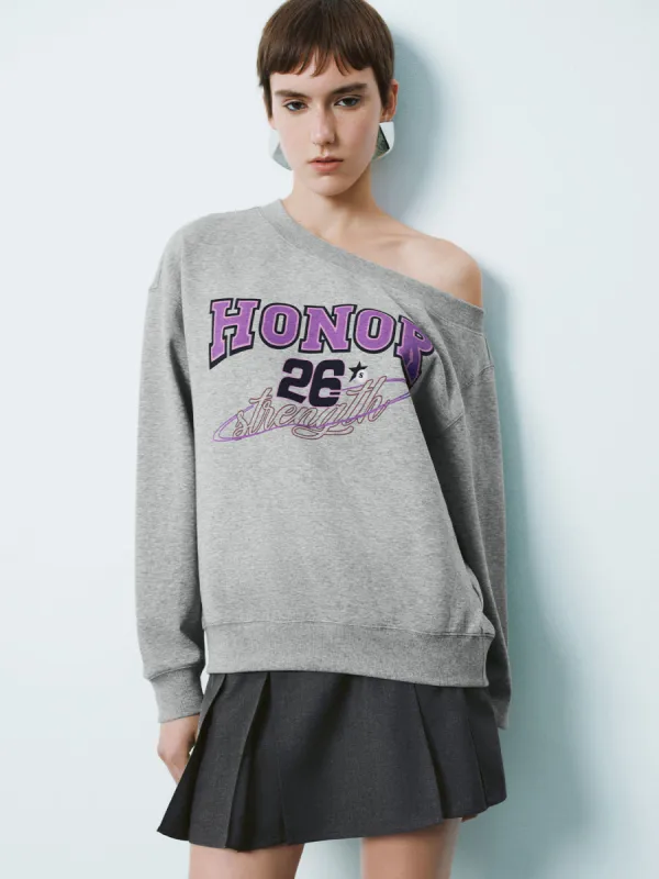 Printed Loose Sweatshirts sold by Urban Revivo