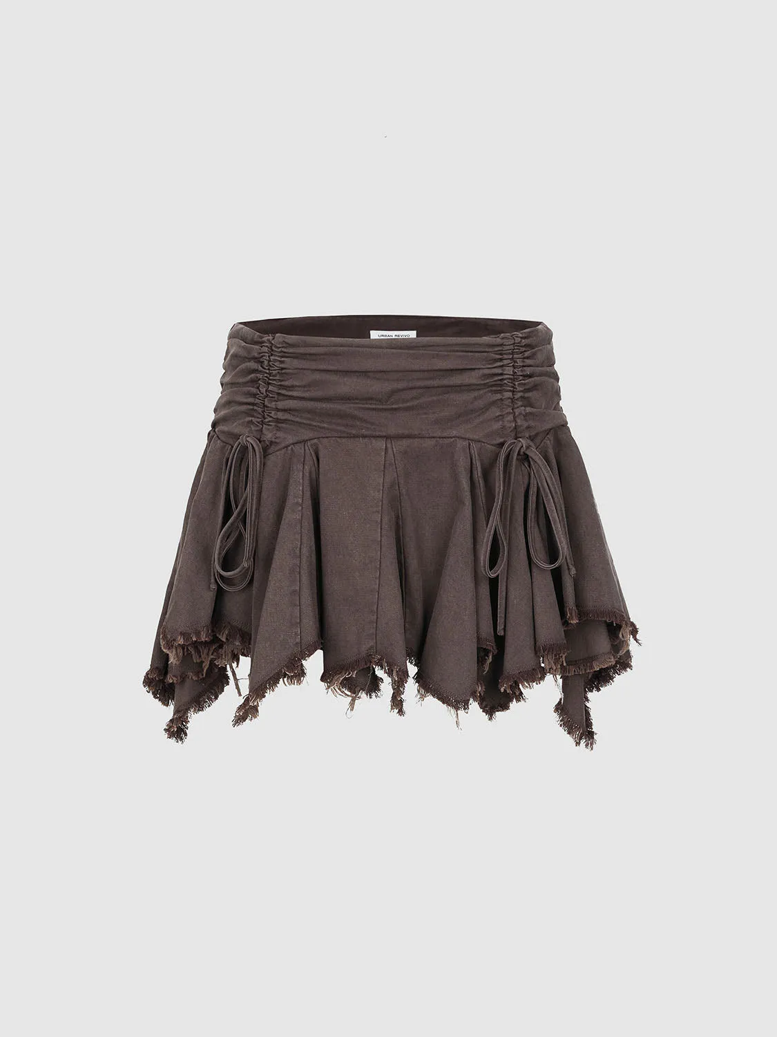 Ruched Mini A-Line Skirts sold by Urban Revivo