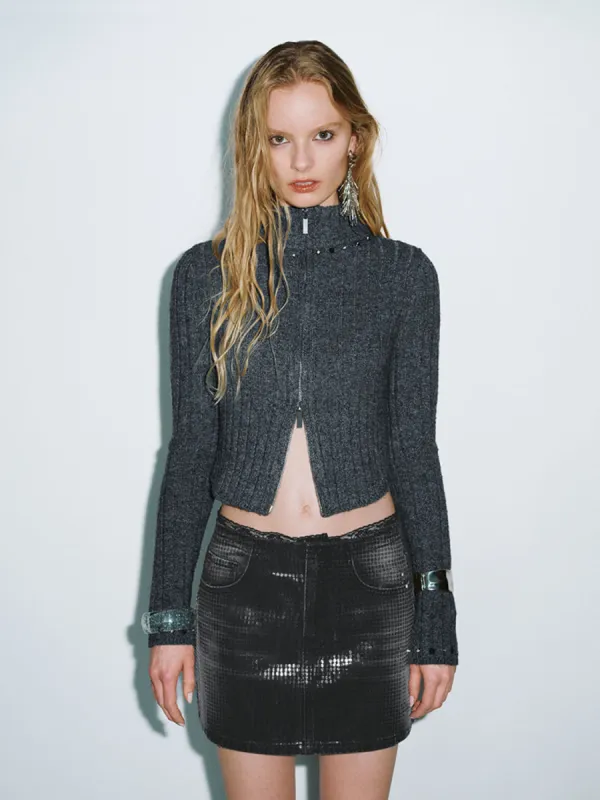 Cropped Knitted Cardigans sold by Urban Revivo