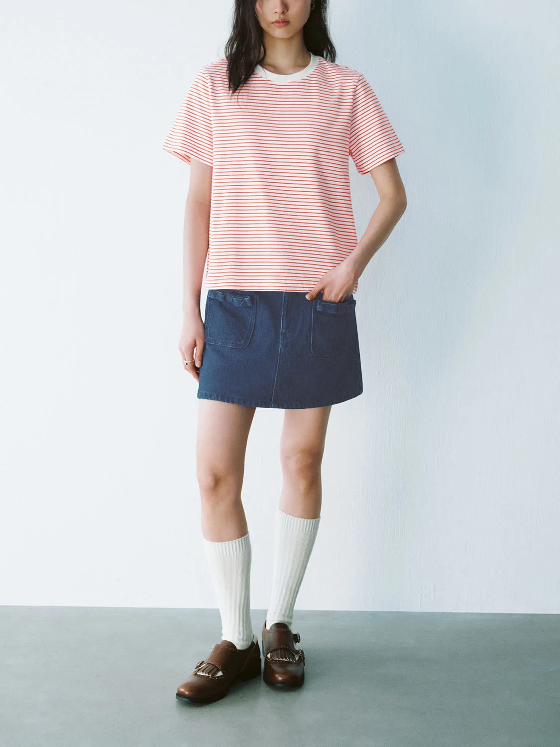 Crew Neck Short Sleeve T-Shirts sold by Urban Revivo product image thumbnail 5