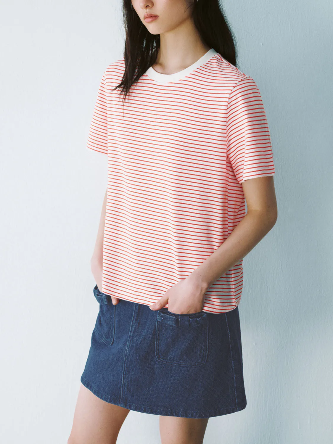 Crew Neck Short Sleeve T-Shirts sold by Urban Revivo product image thumbnail 2