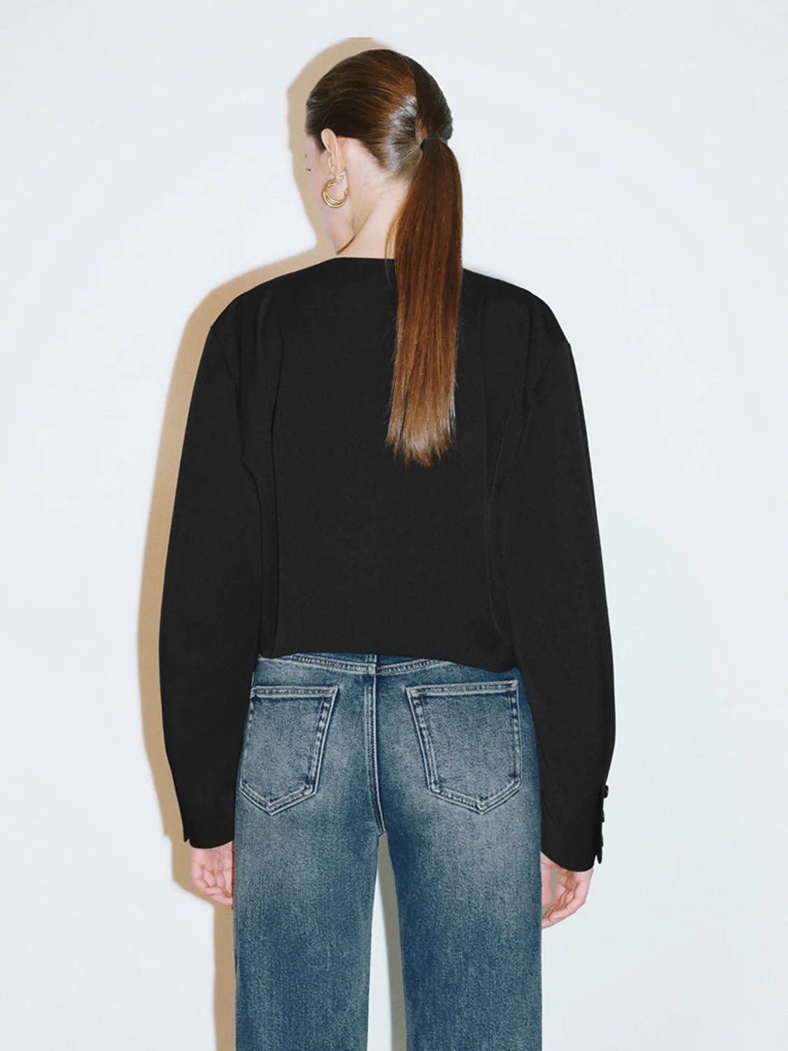 Cropped Loose Jackets sold by Urban Revivo product image thumbnail 3