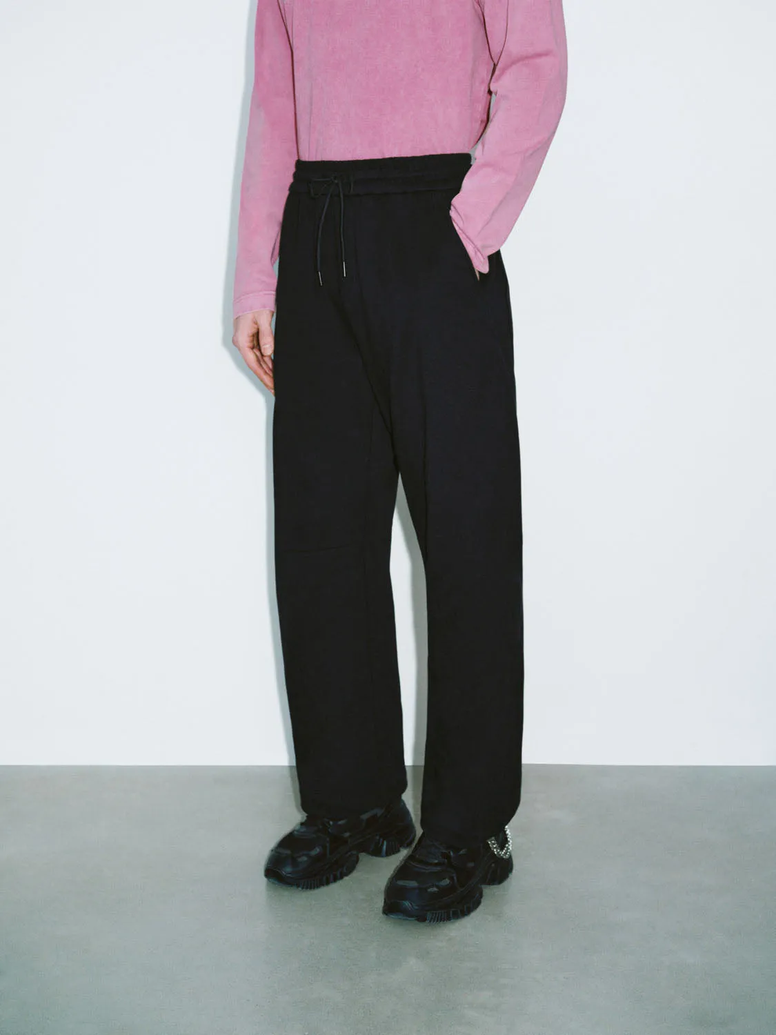 Drawstring Wide-Leg Pants sold by Urban Revivo product image thumbnail 3