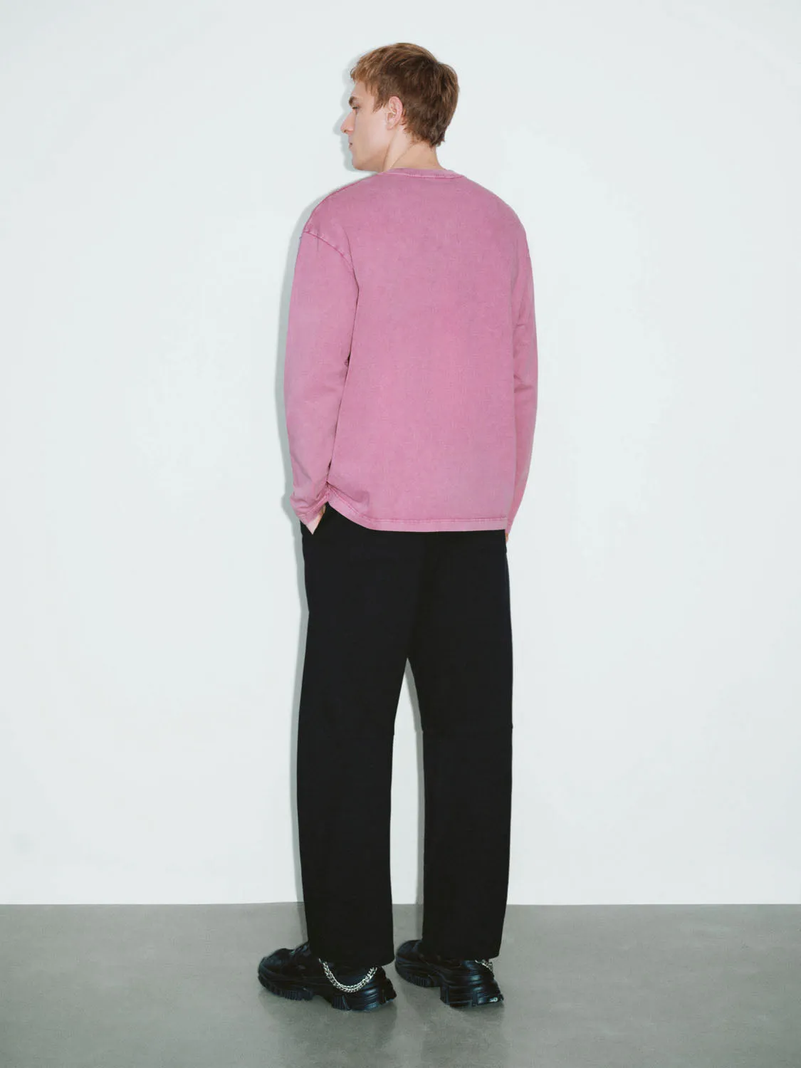 Drawstring Wide-Leg Pants sold by Urban Revivo product image thumbnail 5