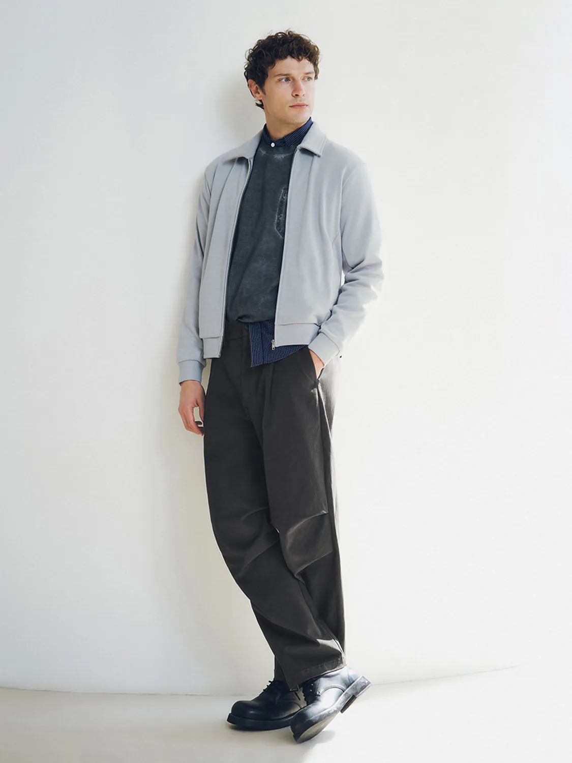 Ruched Wide-Leg Pants sold by Urban Revivo product image thumbnail 5