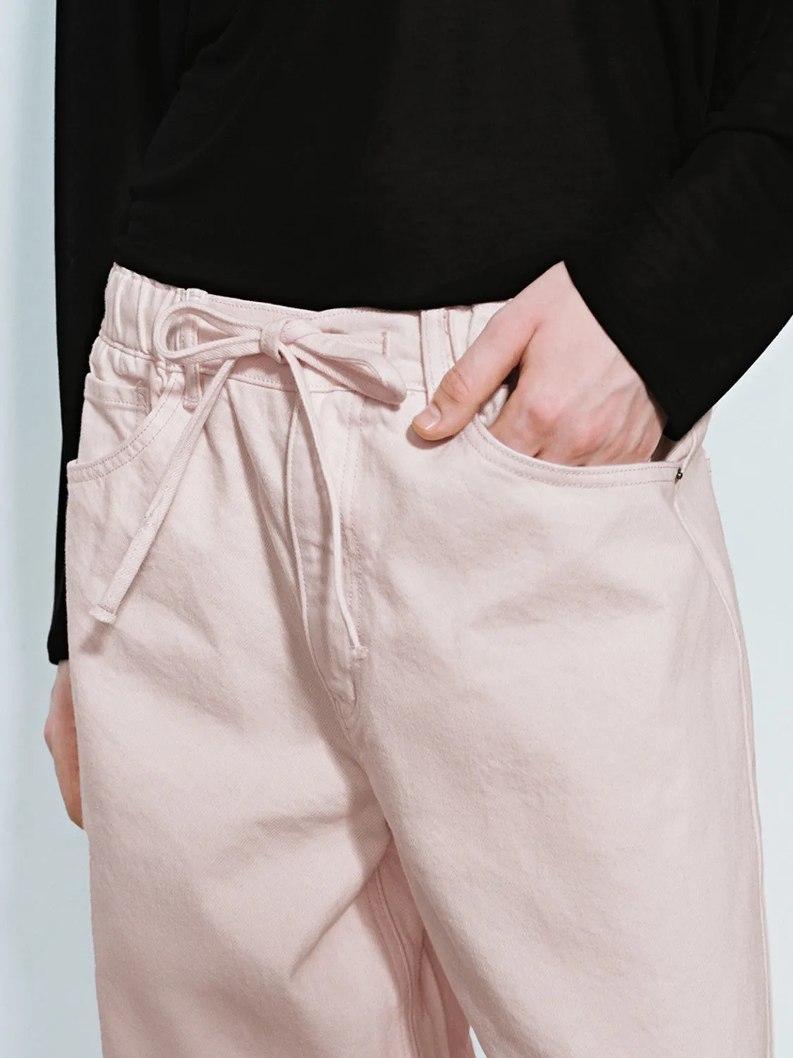 Wide-Leg Denim Jeans sold by Urban Revivo product image thumbnail 4