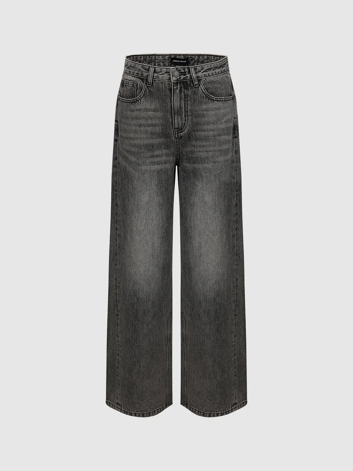 Wide-Leg Denim Jeans sold by Urban Revivo