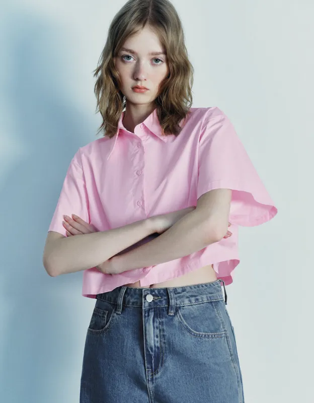 Button Up Straight Shirt sold by Urban Revivo