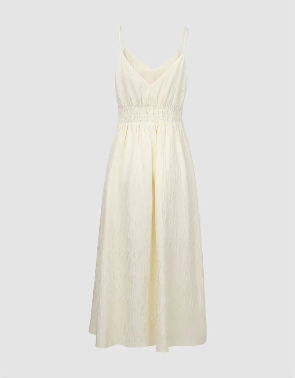 Elastic Waist V-Neck A-Line Cami Dress sold by Urban Revivo product image thumbnail 5