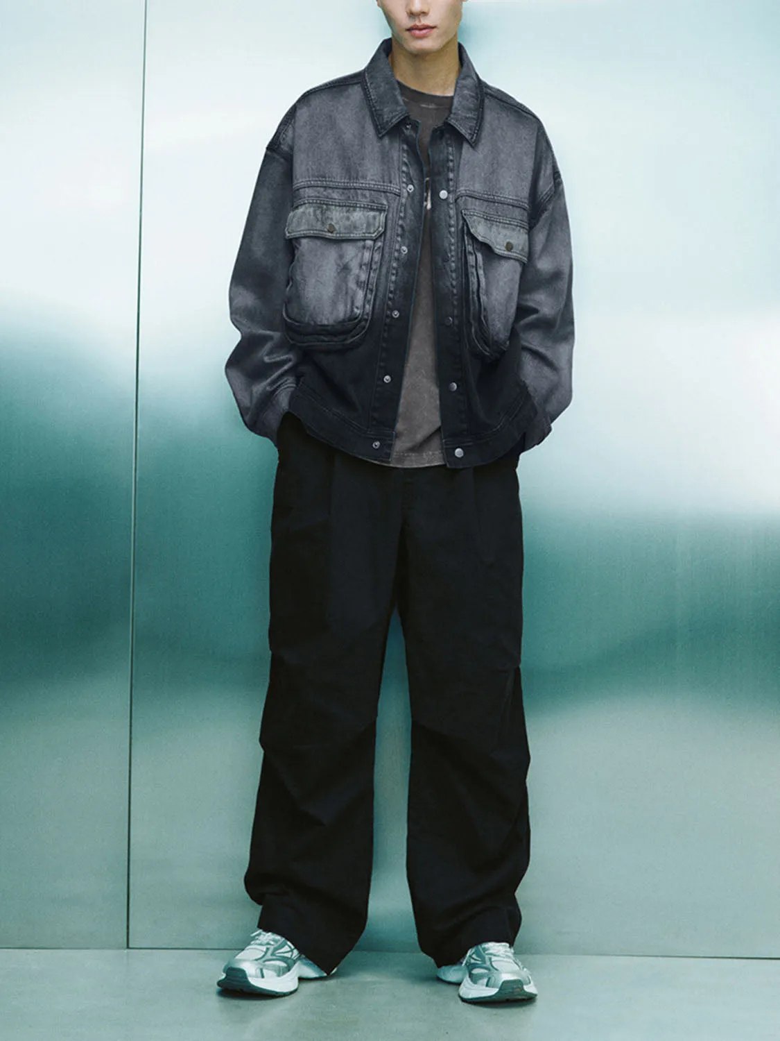 Flap Pocket Denim Jackets sold by Urban Revivo product image thumbnail 4