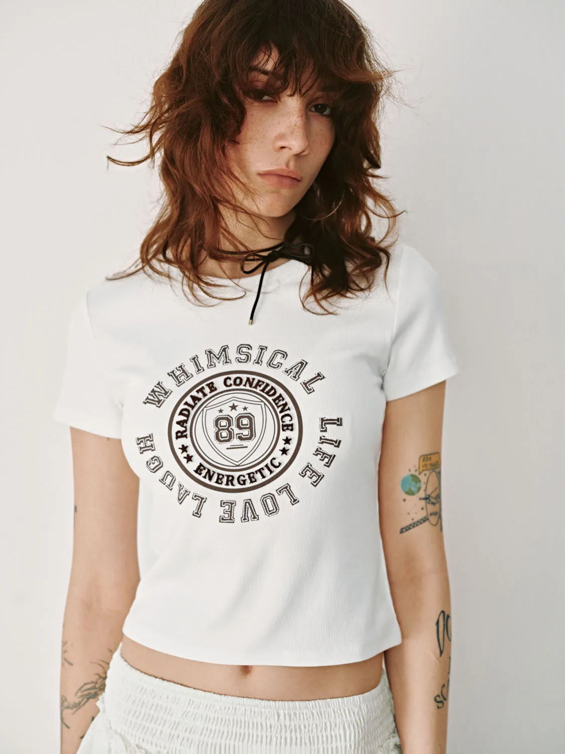Skinny Cropped T-Shirts sold by Urban Revivo product image thumbnail 4