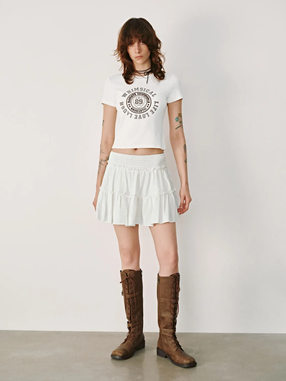 Skinny Cropped T-Shirts sold by Urban Revivo product image thumbnail 3