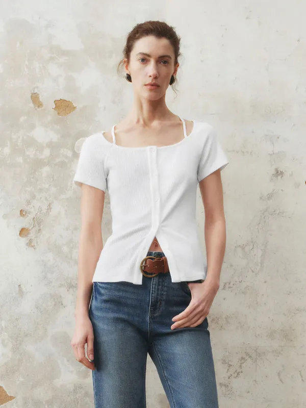 2 In 1 Skinny T-Shirts sold by Urban Revivo