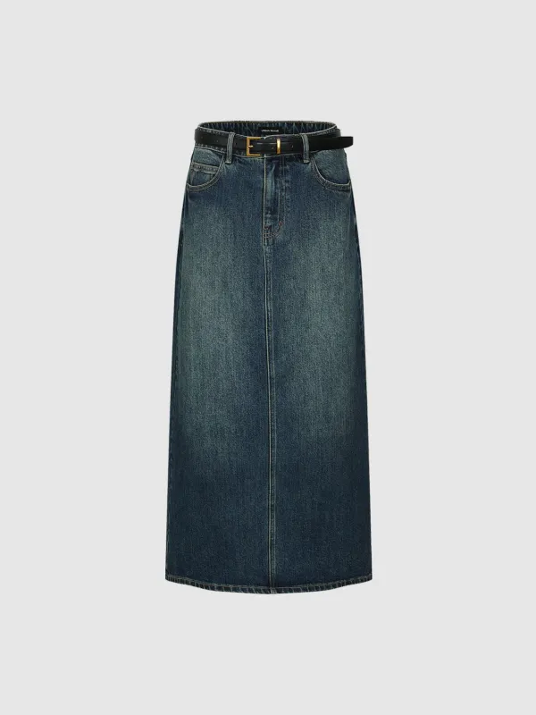 Maxi Denim Skirts sold by Urban Revivo