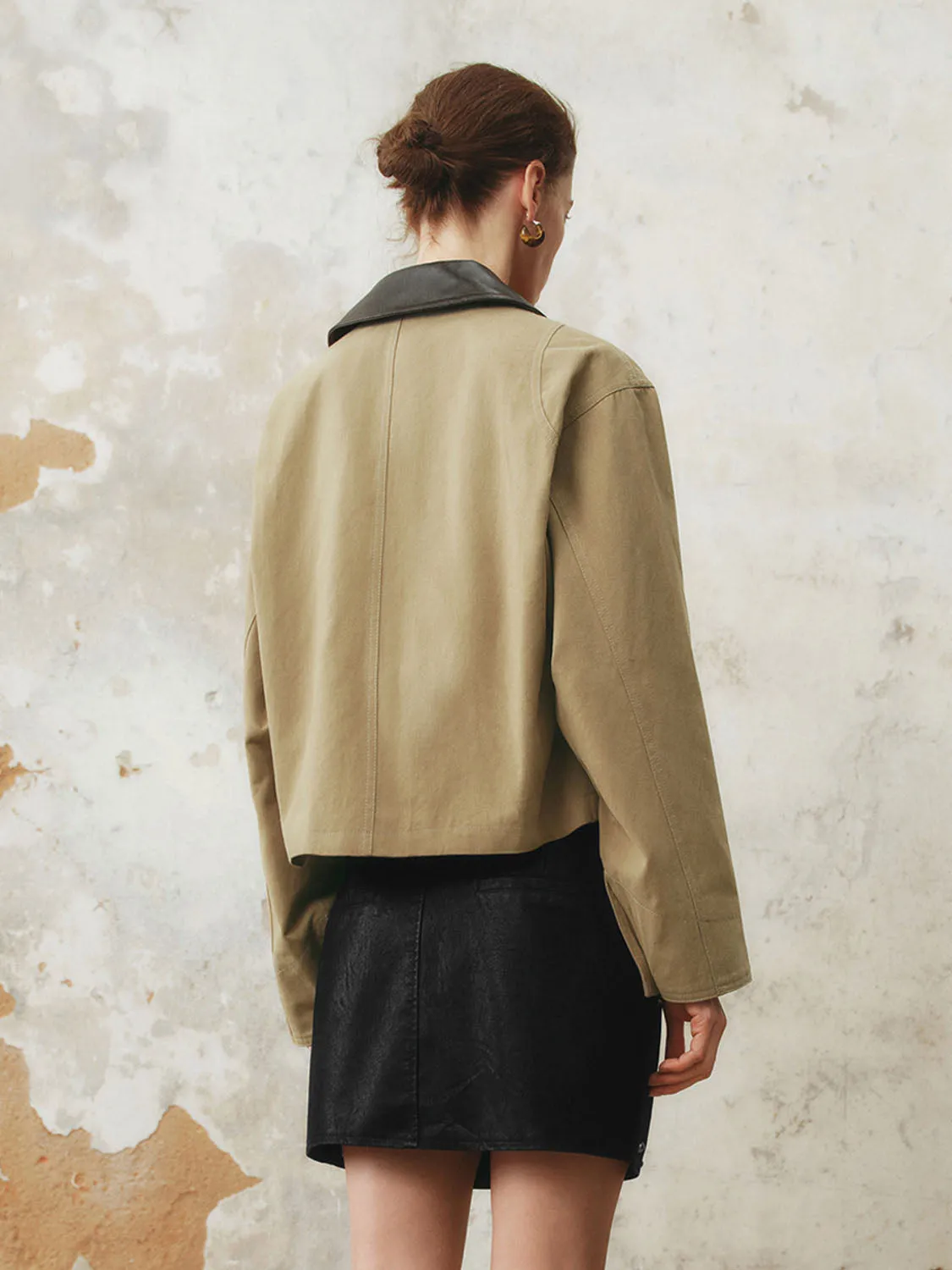 Loose Button Up Jackets sold by Urban Revivo product image thumbnail 2