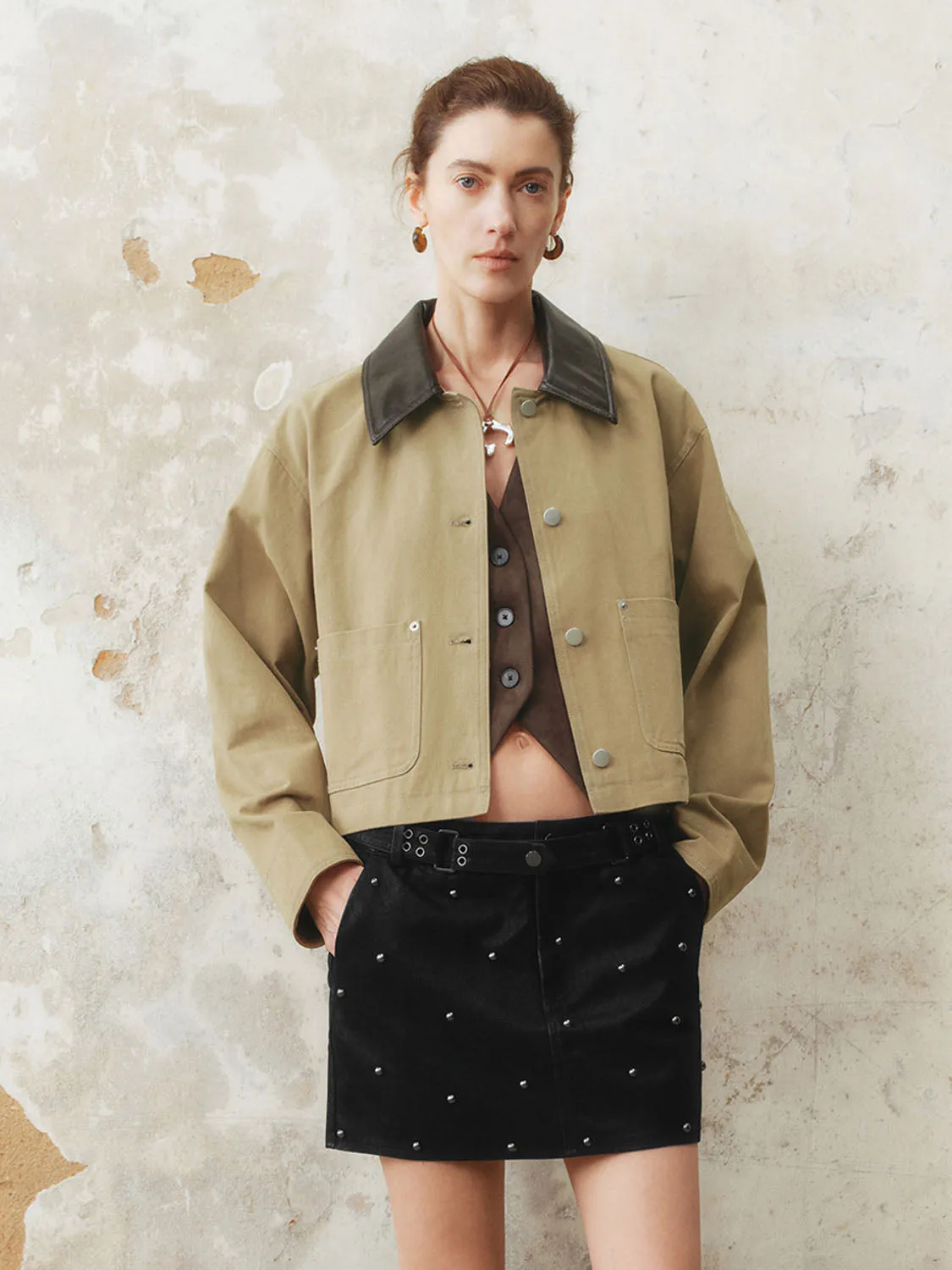 Loose Button Up Jackets sold by Urban Revivo