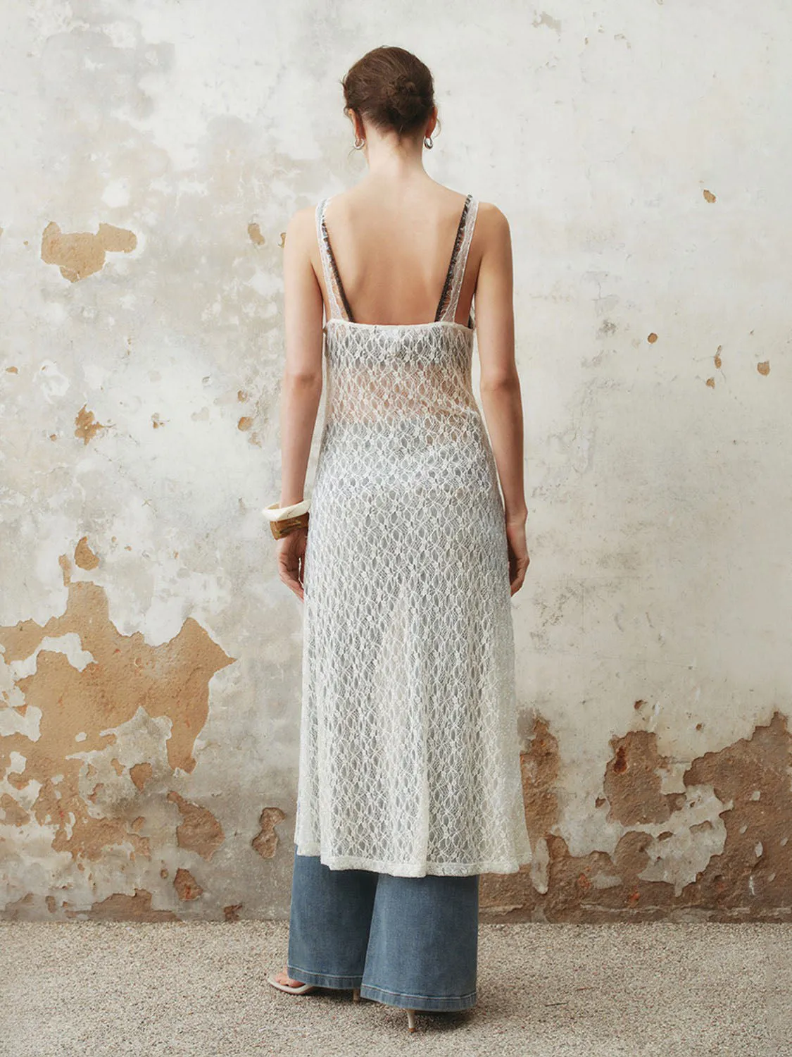 Lace Cami A-Line Dresses sold by Urban Revivo product image thumbnail 2
