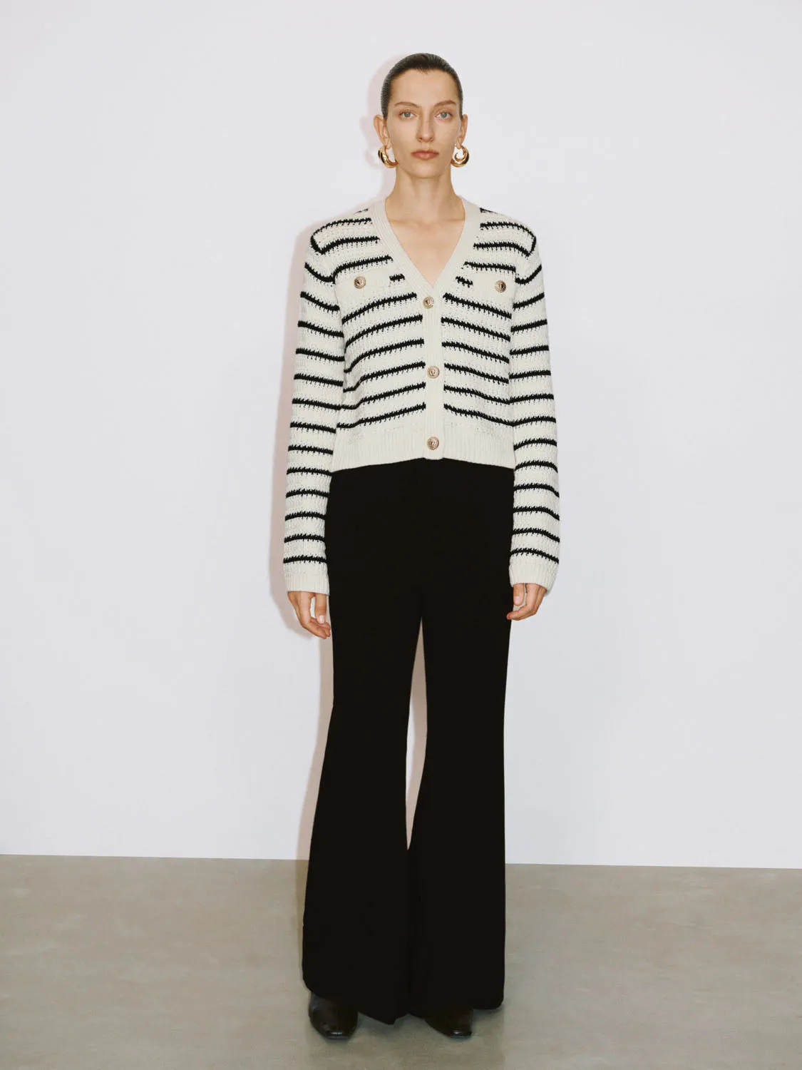 Striped Knitted Cardigans sold by Urban Revivo product image thumbnail 5