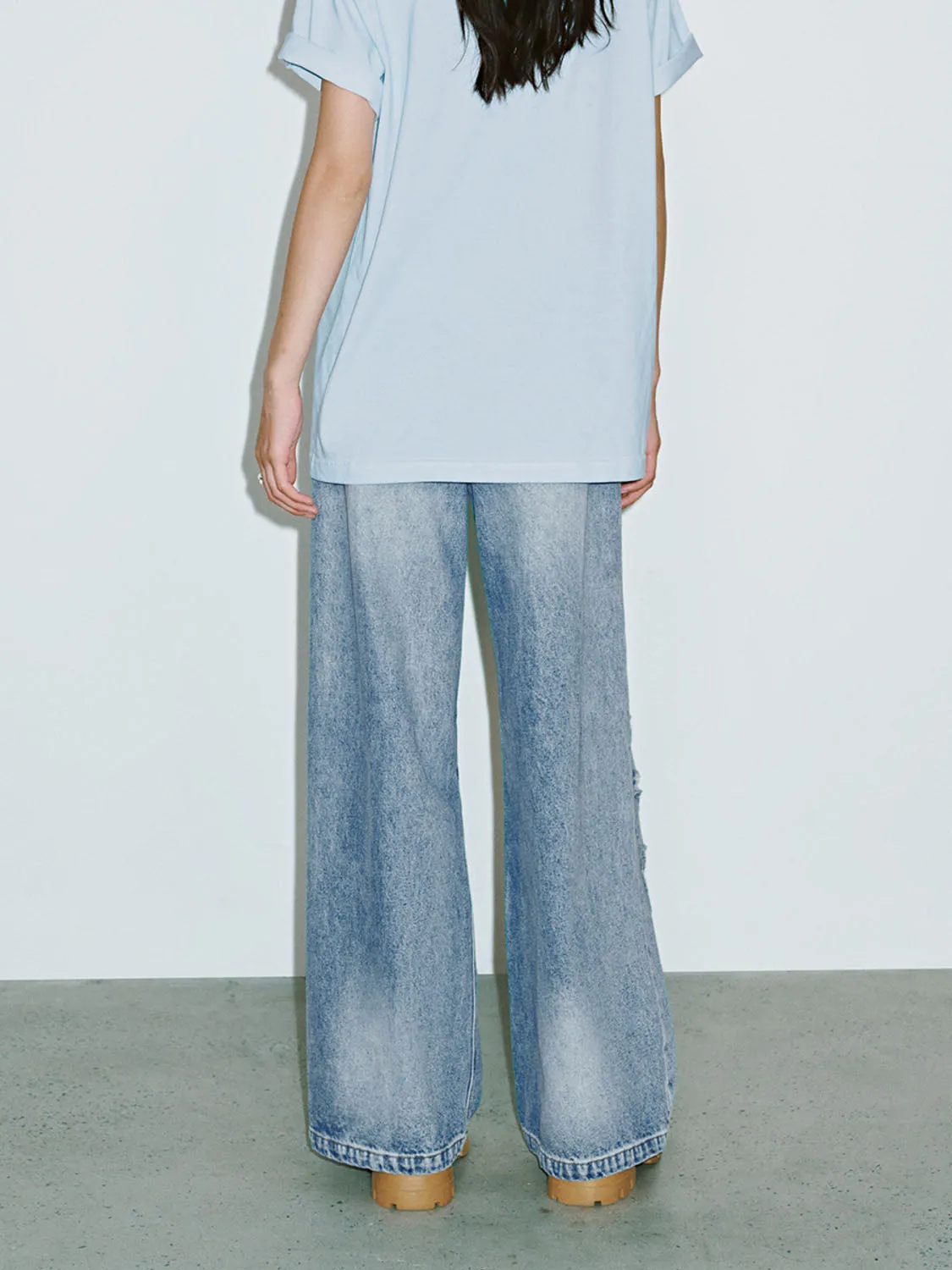 Ripped Denim Jeans sold by Urban Revivo product image thumbnail 3