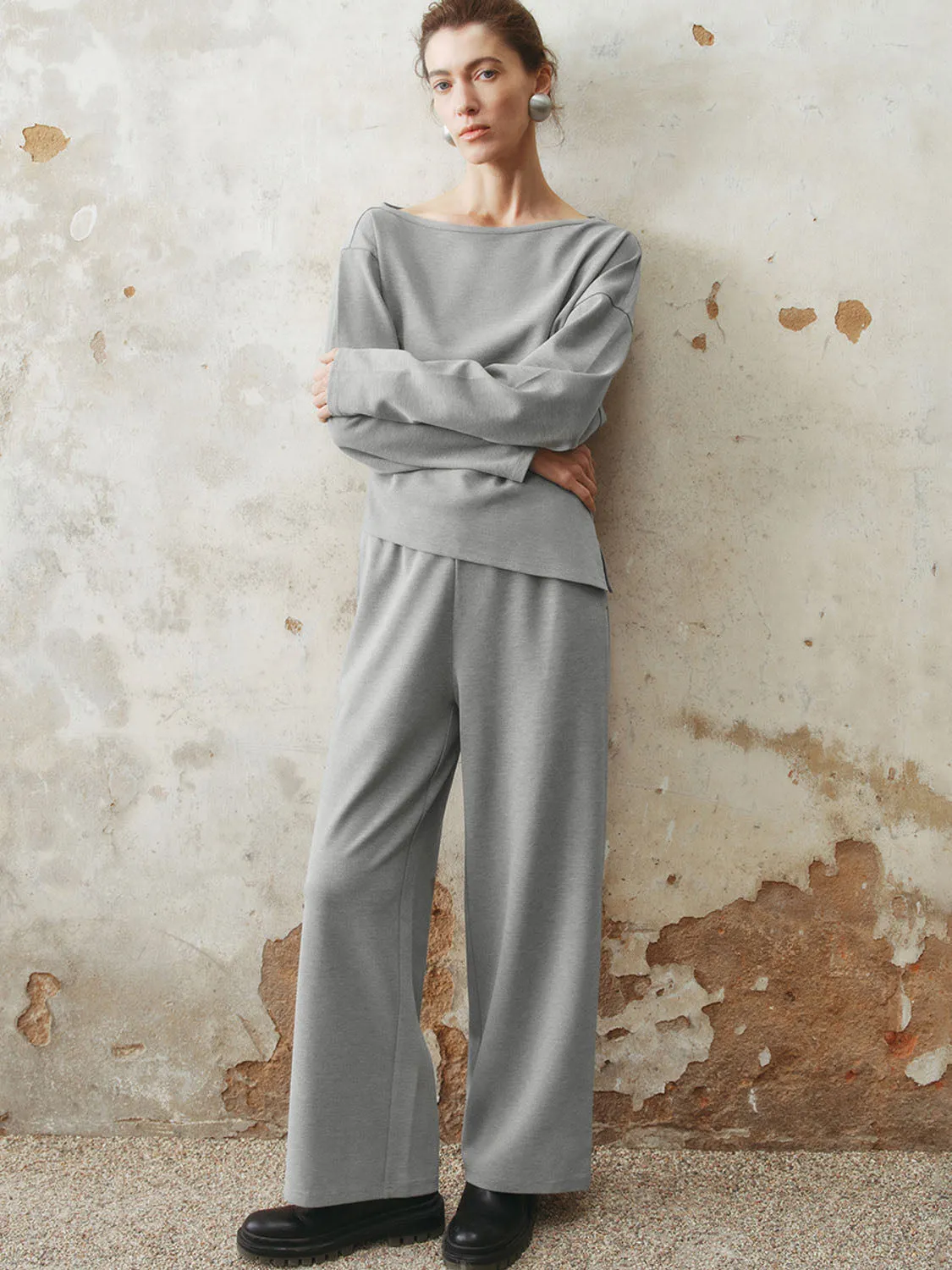 Crew Neck Loose T-Shirts sold by Urban Revivo