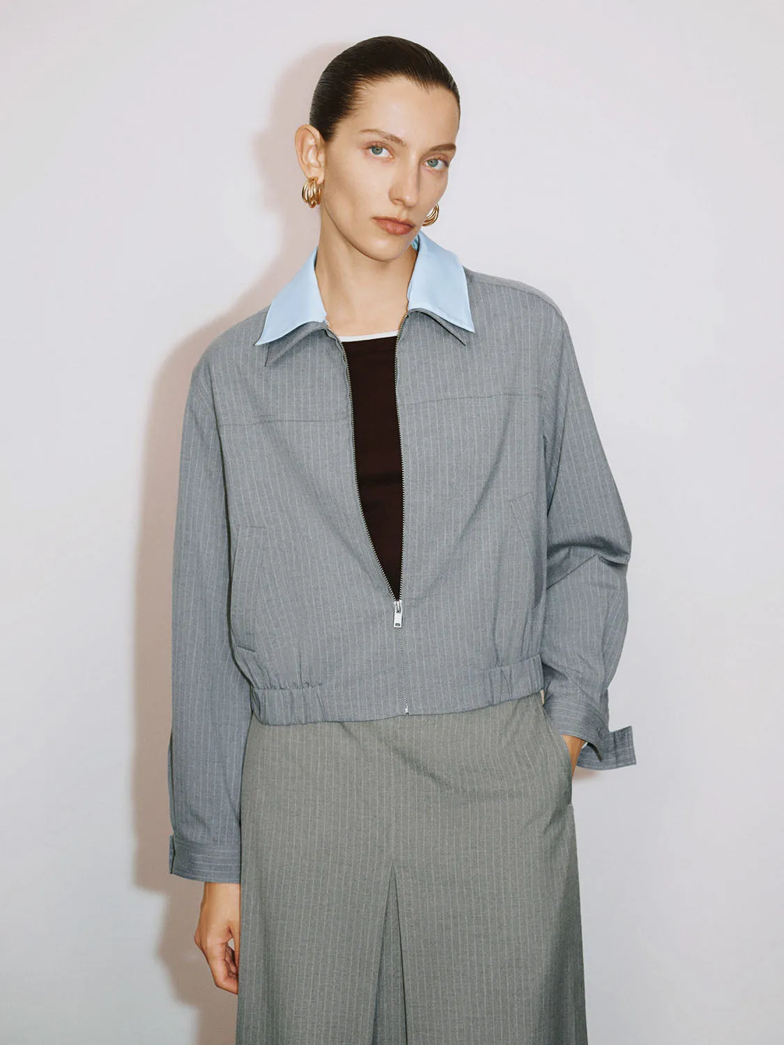 Zip Up Front Jackets sold by Urban Revivo