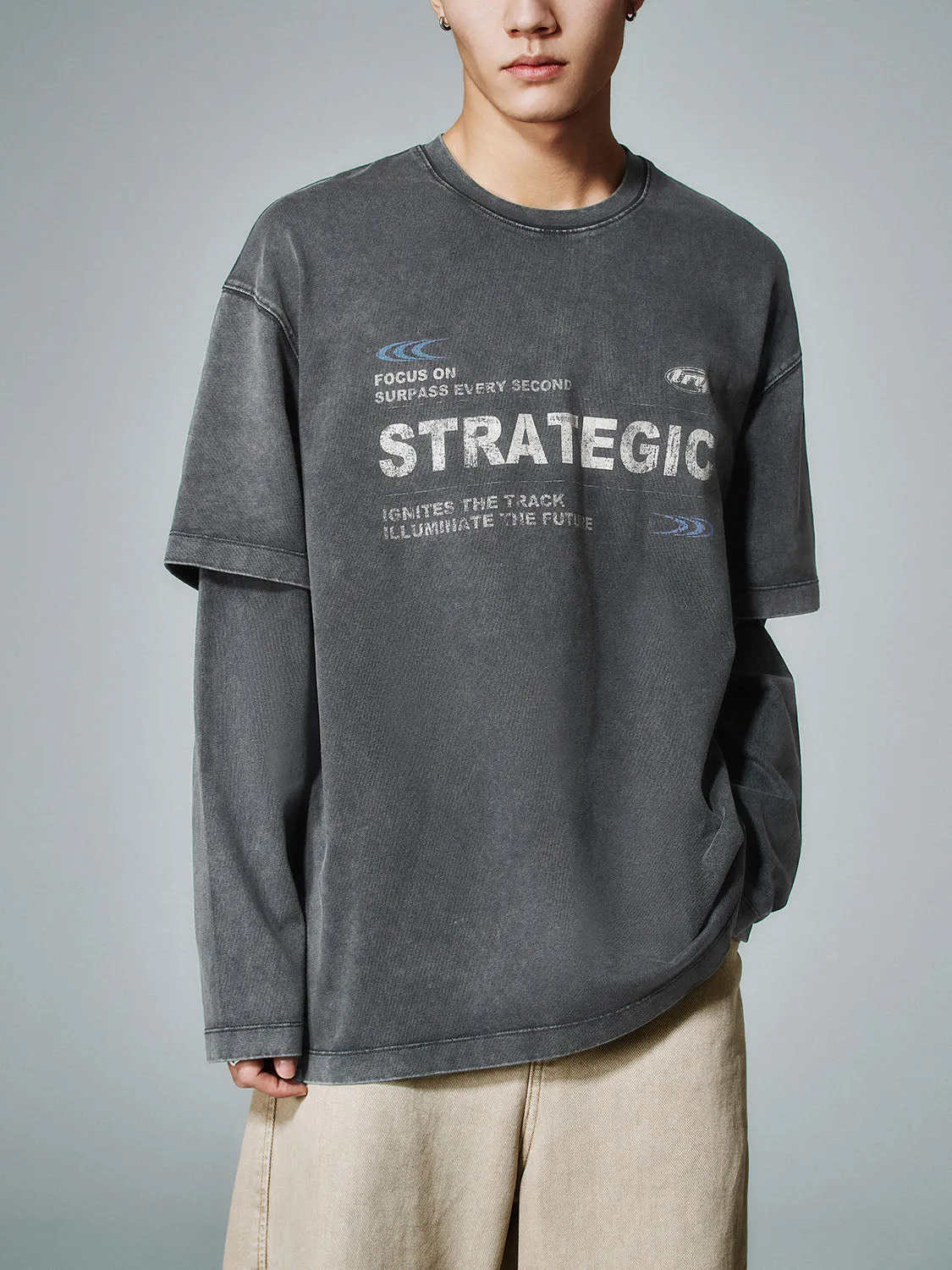 2 In 1 Printed T-Shirts sold by Urban Revivo