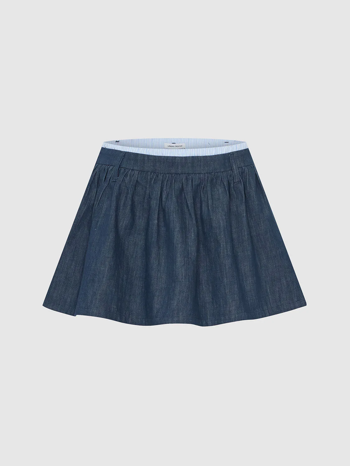 Elastic Denim Skirts sold by Urban Revivo