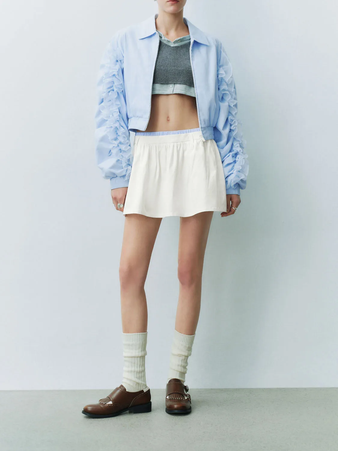 Elastic Denim Skirts sold by Urban Revivo product image thumbnail 2