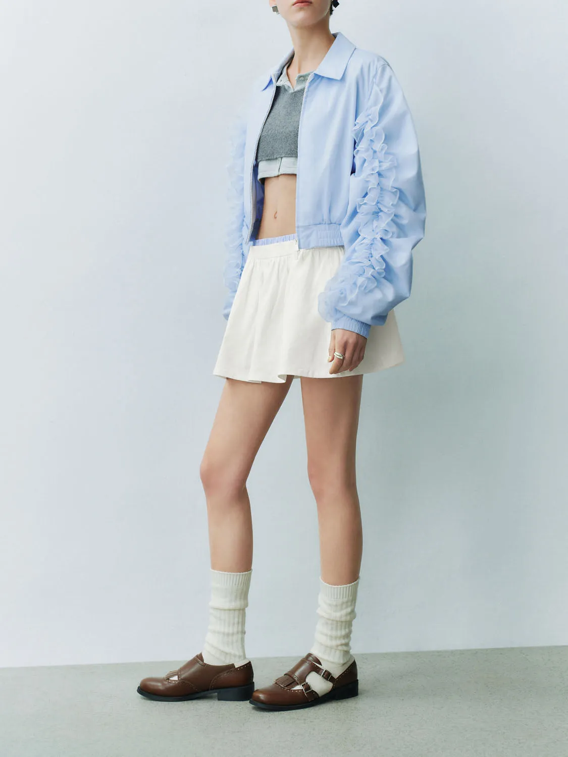 Elastic Denim Skirts sold by Urban Revivo product image thumbnail 3