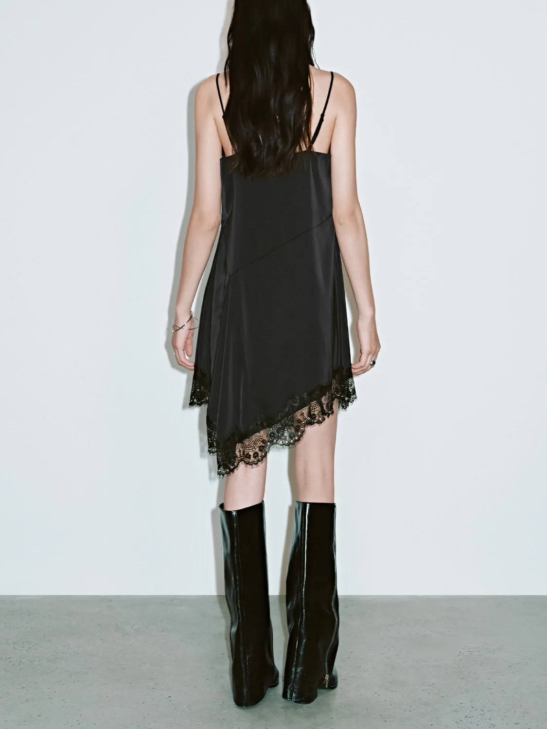 Lace Décor Cami A-Line Dresses sold by Urban Revivo product image thumbnail 2