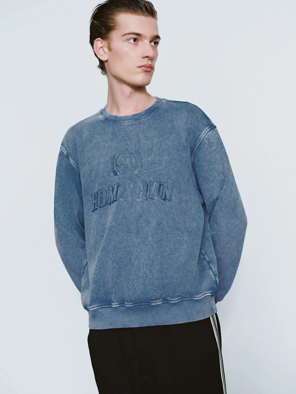 Crew Neck Sweatshirts sold by Urban Revivo product image thumbnail 3